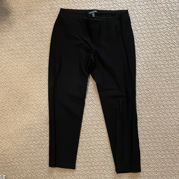 Eileen Fisher Black Cropped Pants, PP. - Picture 1 of 4